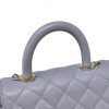 Chanel Purple Extra Mini Coco Handle