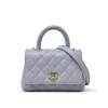 Chanel Purple Extra Mini Coco Handle