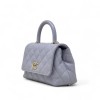 Chanel Purple Extra Mini Coco Handle