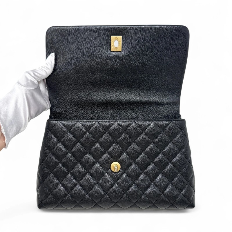 Chanel Black Medium Coco Handle