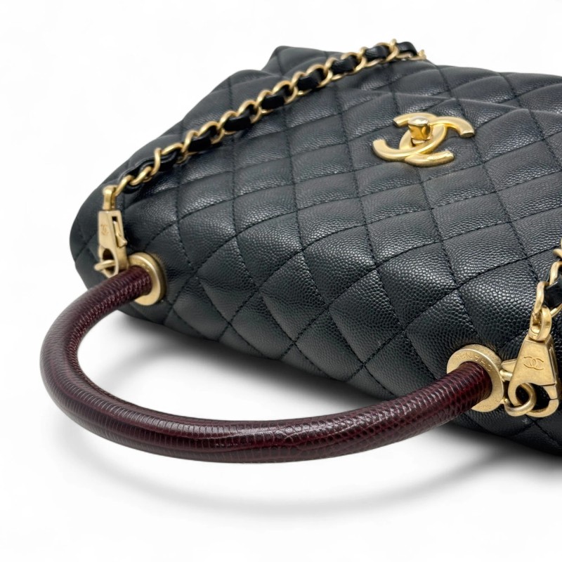 Chanel Black Medium Coco Handle