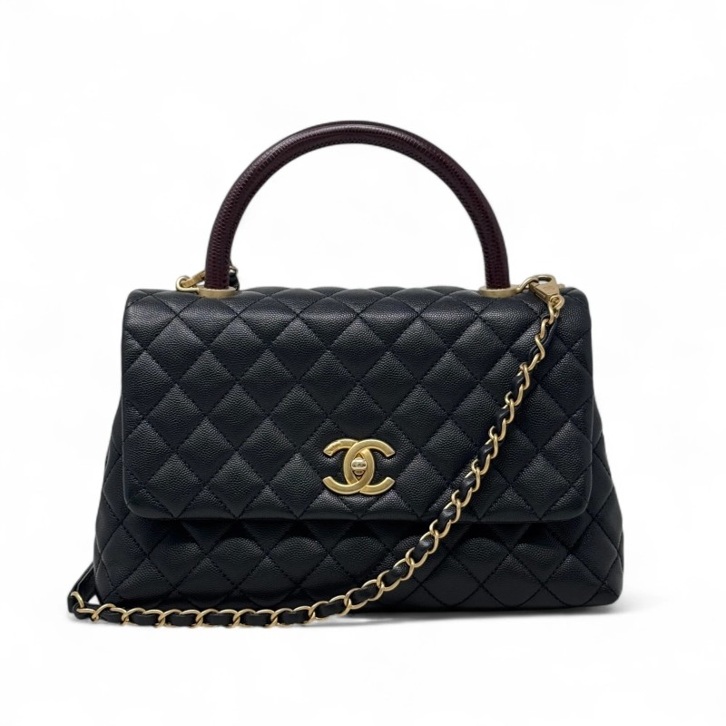 Chanel Black Medium Coco Handle