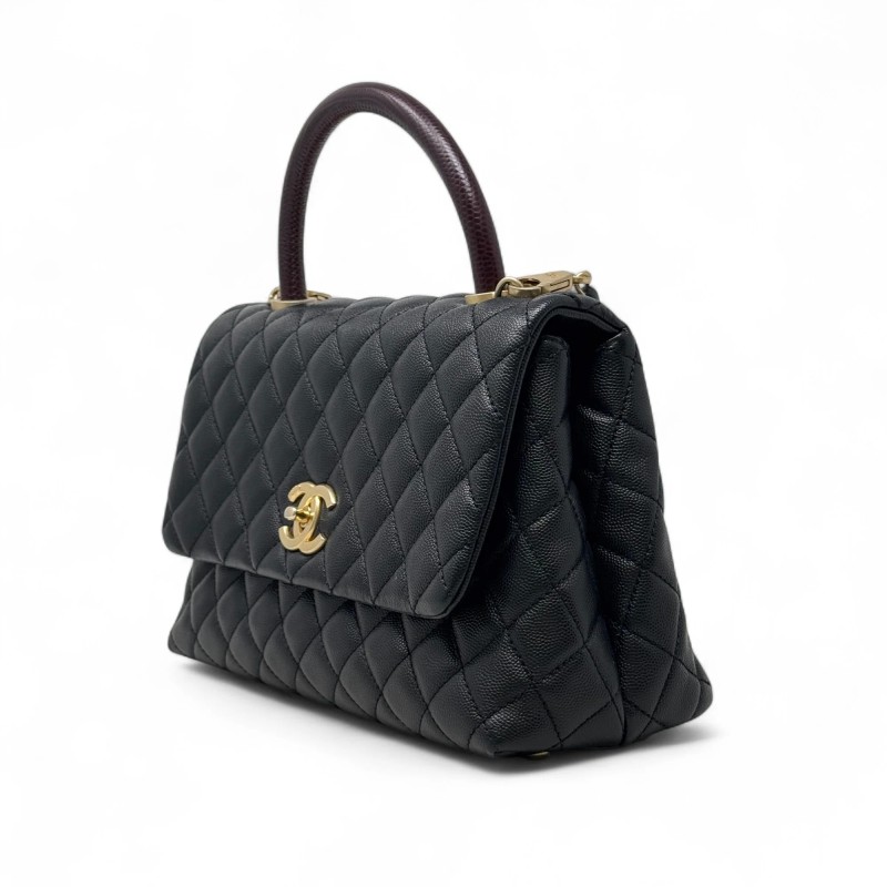 Chanel Black Medium Coco Handle