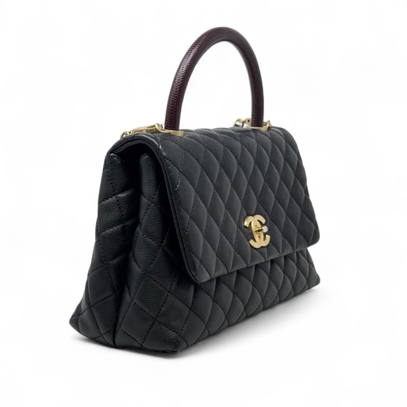 Chanel Black Medium Coco Handle