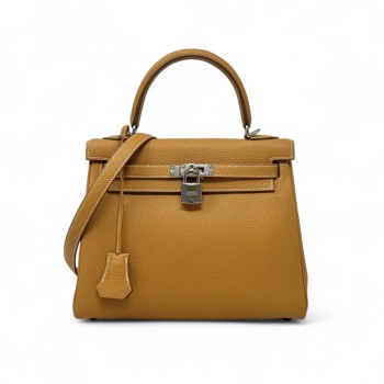 Hermes Naturel Sable Togo Kelly 25