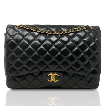 Chanel Black Jumbo Single Flap