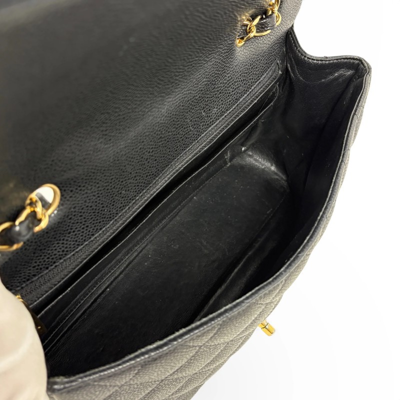 Chanel Black Jumbo Single Flap